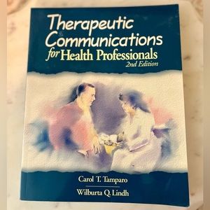 Therapeutic Communications for Health Professionals Book